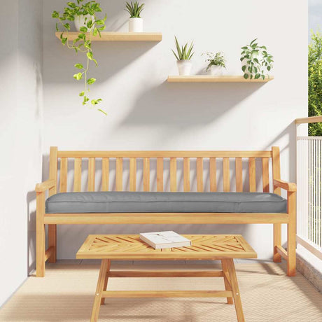 Vidaxl pallet kussen set 2 st oxford stof grijs 200 x 40 x 8 cm