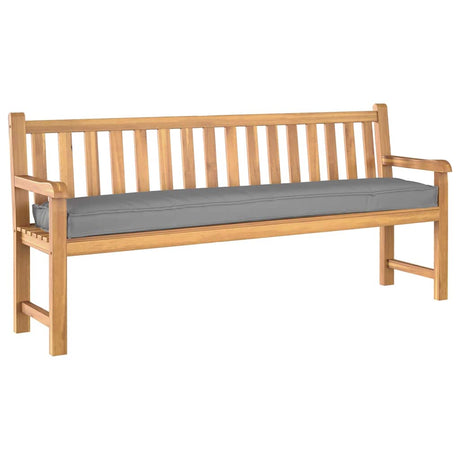 Vidaxl pallet kussen set 2 st oxford stof grijs 200 x 40 x 8 cm