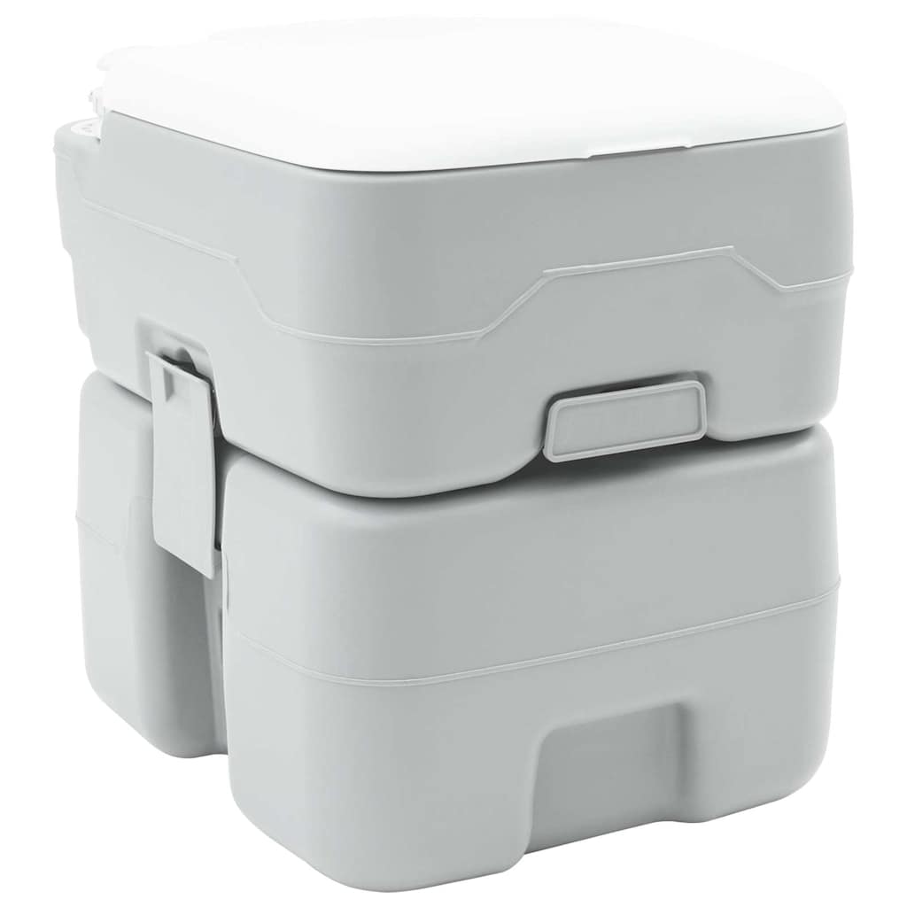 Vidaxl camping toilet grijs 41,5 x 36,5 x 42 cm