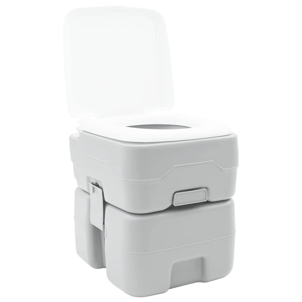 Vidaxl camping toilet grijs 41,5 x 36,5 x 42 cm