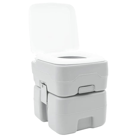 Vidaxl camping toilet grijs 41,5 x 36,5 x 42 cm