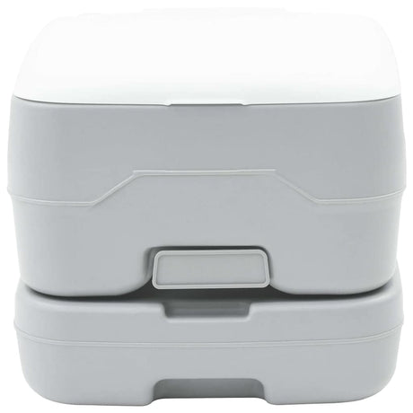 Vidaxl camping toilet grijs en wit 41,5 x 36,5 x 30 cm polyetheen