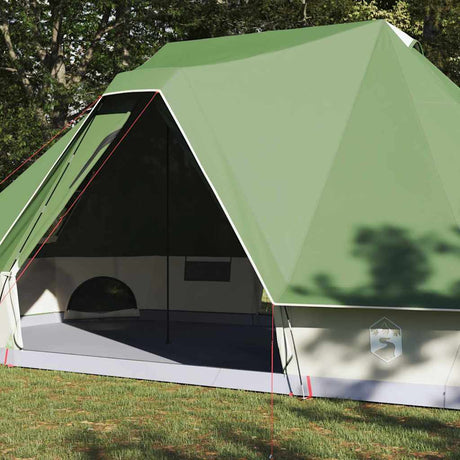 Vidaxl familie tipi tent tipi met dak groen 680 x 430 x 270 cm