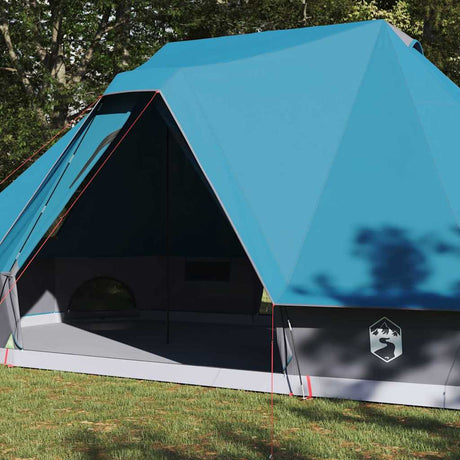 Vidaxl familie tipi tent tipi met dak blauw 680 x 430 x 270 cm