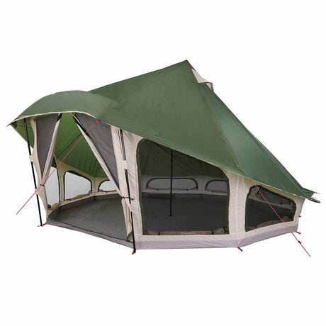 Vidaxl familie tipi tent tipi met dak groen 508 x 470 x 300 cm