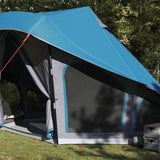 Vidaxl familie tipi tent tipi blauw en grijs 508 x 470 x 300 cm