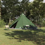 Vidaxl familie tipi tent tipi met dak groen 560 x 560 x 300 cm