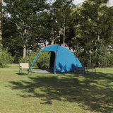 Vidaxl tent huisje blauw 370 x 230 x 185 cm polyester en glasvezel