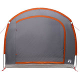 Vidaxl tent met dak grijs en oranje 268 x 240 x 191 cm polyester