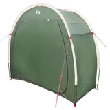Vidaxl fietstent met dak met opslag groen 210 x 90 x 174 cm