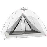 Vidaxl binnentent met dak zwart 240 x 160 x 133 cm met gaasdoek
