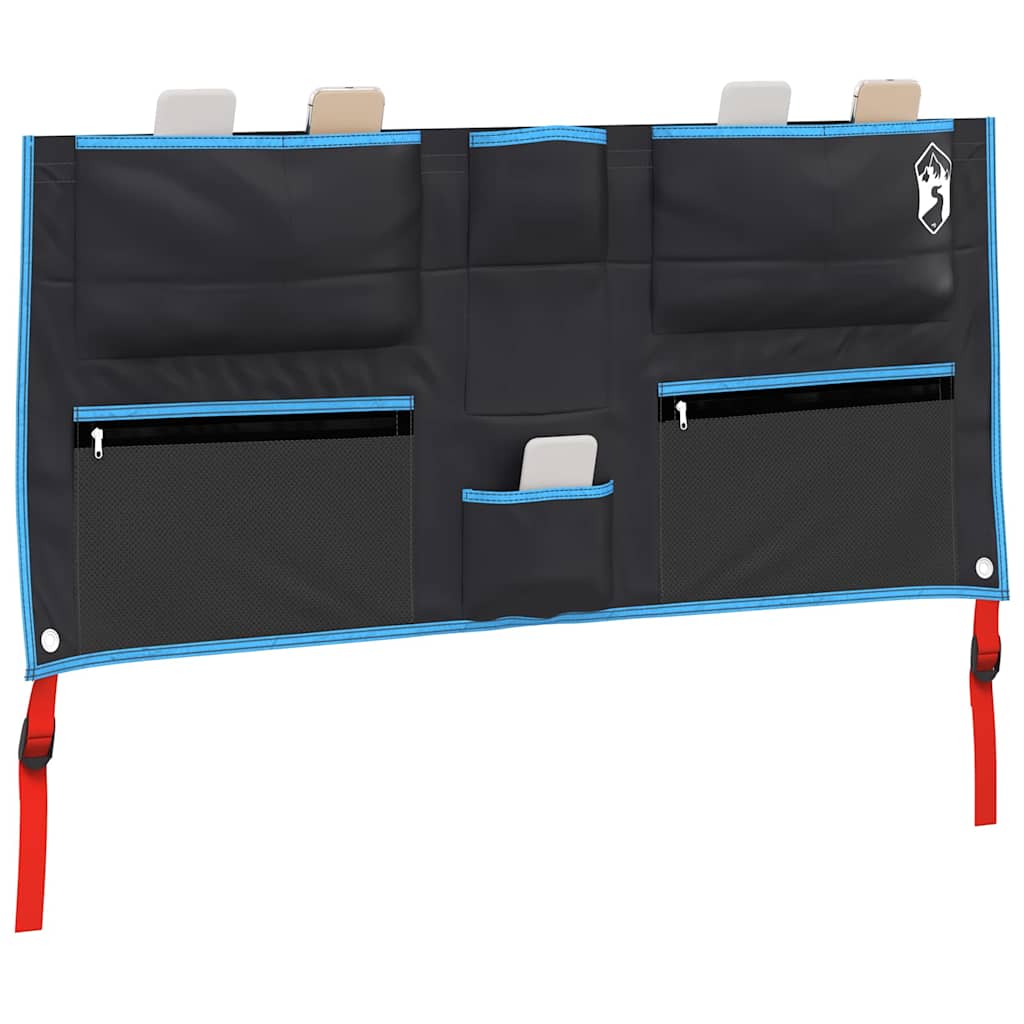 Vidaxl opslagzak met opslag zwart en blauw 98 x 47 cm oxford