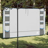 Vidaxl hangende tentorganiser grijs en blauw 320 x 182 cm oxford