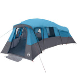 Vidaxl gezinstent met dak met opslag blauw 762 x 655 x 218 cm taft