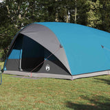 Vidaxl tunnel tent met dak met opslag blauw 500 x 348 x 200 cm taft