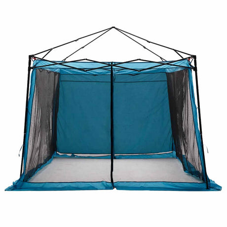 Vidaxl binnentent met dak met opslag blauw 303 x 303 x 196 cm taft