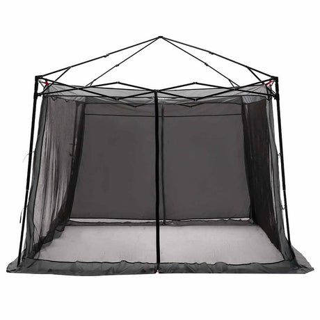 Vidaxl binnentent met dak grijs en oranje 303 x 303 x 196 cm taft