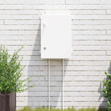 Vidaxl bedieningskast grijs 47 x 20 x 60 cm abs kunststof