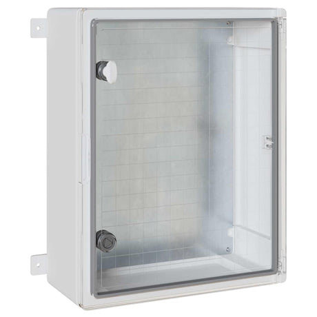 Vidaxl bedieningskast grijs 40 x 17,5 x 50 cm abs kunststof