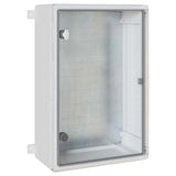 Vidaxl bedieningskast grijs 40 x 20 x 60 cm abs kunststof