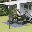 Vidaxl tenttapijt blauw en grijs 300 x 200 cm polyetheen