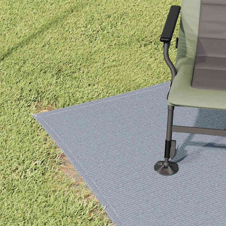 Vidaxl tenttapijt blauw en grijs 400 x 250 cm polyetheen