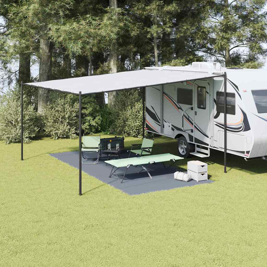 Vidaxl tenttapijt blauw en grijs 550 x 250 cm polyetheen