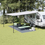 Vidaxl tenttapijt blauw en grijs 550 x 250 cm polyetheen