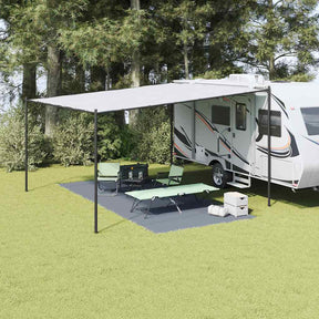 Vidaxl tenttapijt blauw en grijs 550 x 250 cm polyetheen
