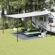 Vidaxl tenttapijt blauw en grijs 400 × 300 cm polyetheen