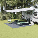Vidaxl tenttapijt blauw en grijs 400 x 400 cm polyetheen