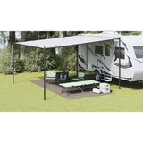 Vidaxl tenttapijt lichtgrijs 500 x 250 cm polyetheen