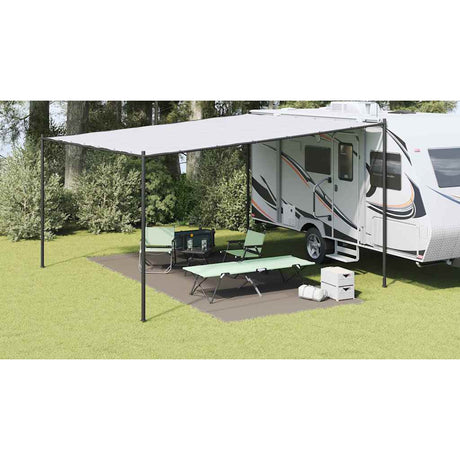 Vidaxl tenttapijt lichtgrijs 550 x 250 cm polyetheen