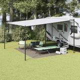 Vidaxl tenttapijt lichtgrijs 400 × 300 cm polyetheen