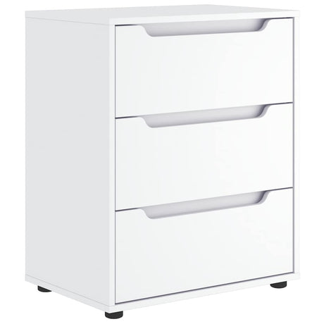 Vidaxl dressoir visnes 60x40x73 cm bewerkt hout wit
