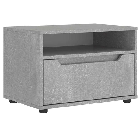 Vidaxl tv-meubel visnes 60x40x38 cm bewerkt hout betongrijs