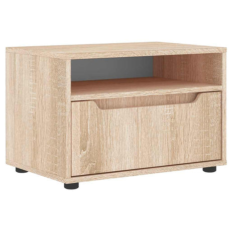 Vidaxl tv-meubel visnes 60x40x38 cm bewerkt hout sonoma eikenkleurig