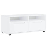 Vidaxl tv-meubel visnes 100x40x38 cm bewerkt hout wit