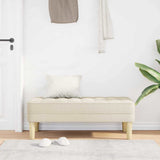 Vidaxl bank met kussen linnen 113 x 57 x 39 cm stof