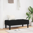 Vidaxl bank met kussen zwart 113 x 57 x 39 cm fluweel