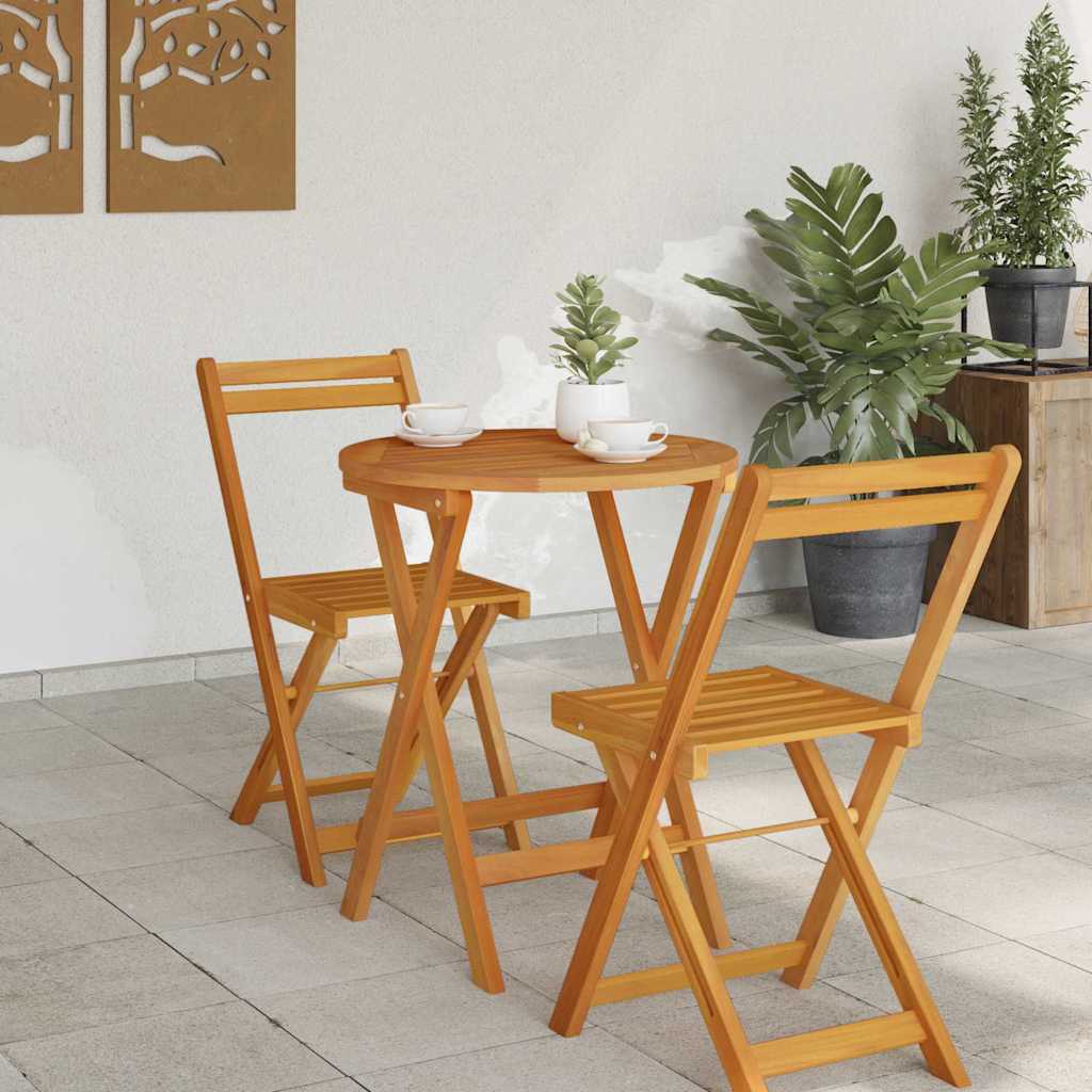 Vidaxl tuinstafel naturel 60 x 60 x 72 cm massief acaciahout