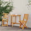 Vidaxl bistrostoelen voor buiten 2 st massief acaciahout