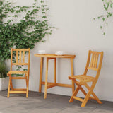 Vidaxl bistrostoelen voor buiten 2 st massief acaciahout