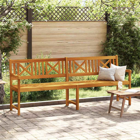 Vidaxl tuinbank naturel 220 x 56 x 90 cm massief acaciahout
