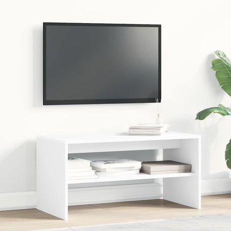 Vidaxl tv-meubel 80x40x40 cm bewerkt hout wit
