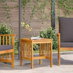 Vidaxl bijzettafel olie naturel massief acaciahout