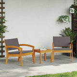 Vidaxl tuinstoel 2 st olie naturel massief acaciahout