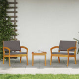 Vidaxl tuinstoel 2 st olie naturel massief acaciahout