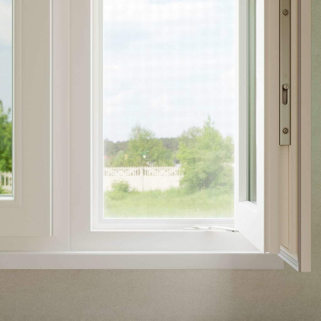 Vidaxl horrengaas wit 80 x 500 cm glasvezel