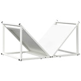 Vidaxl brandhoutrek 70x43x34,5 cm koudgewalst staal wit